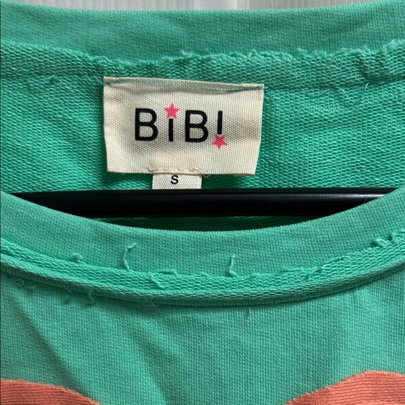 Bibi Flower Patch Long Sleeve Shirt - Green and Orange - Picture 2 of 5